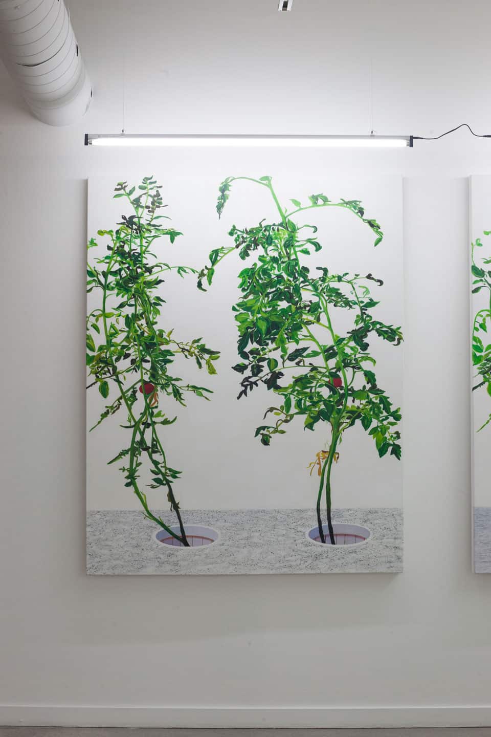 Alex Fischer, VII 叶安 Ye An, 2015,  60×48in  oil on canvas